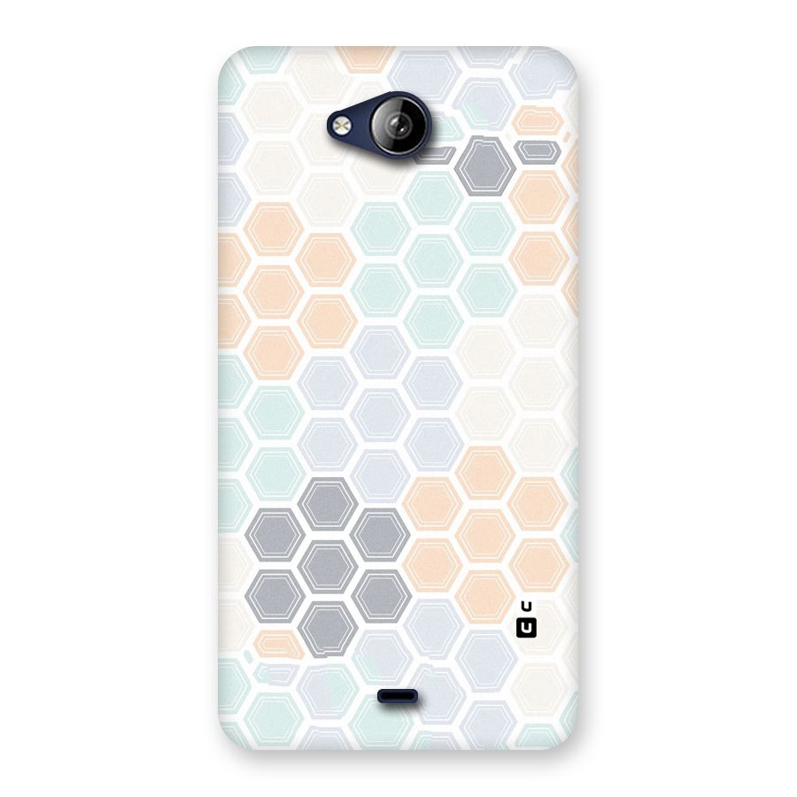 Light Hexagons Back Case for Canvas Play Q355