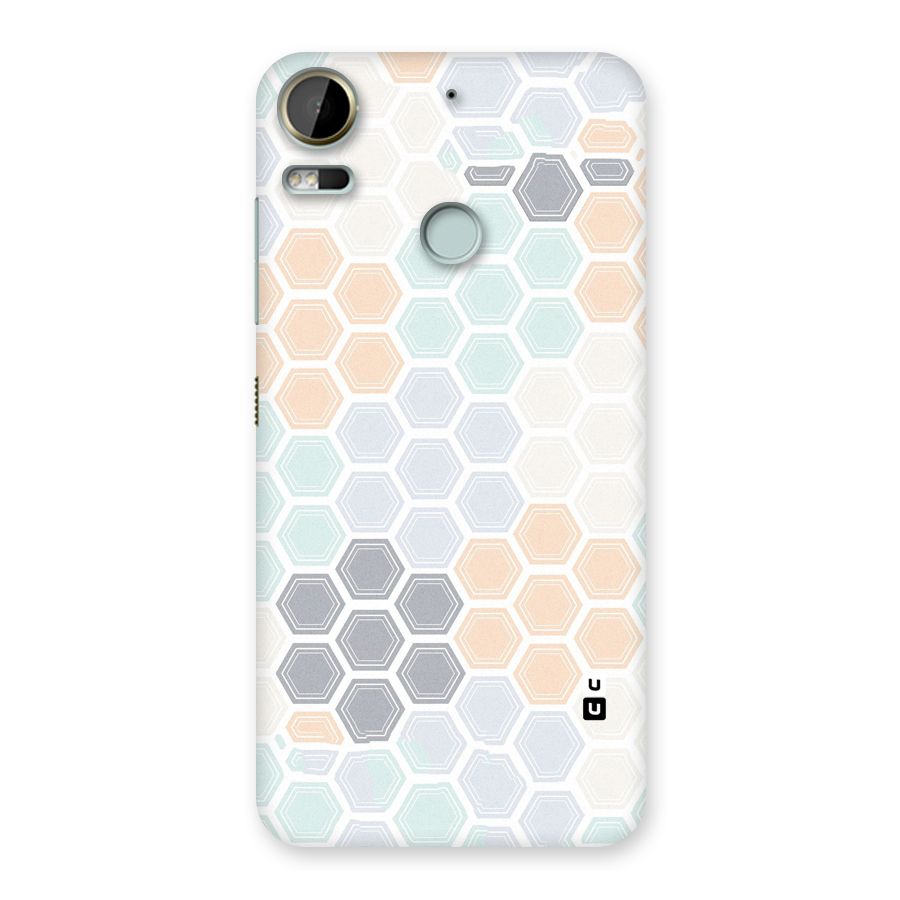 Light Hexagons Back Case for Desire 10 Pro