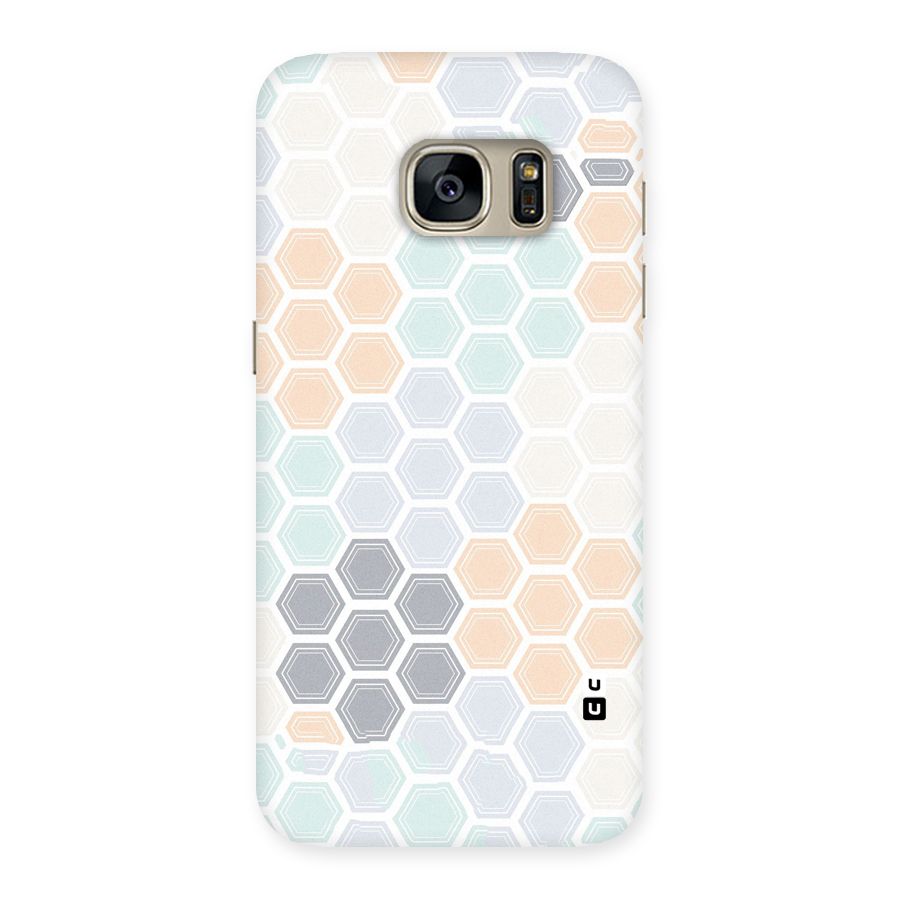 Light Hexagons Back Case for Galaxy S7