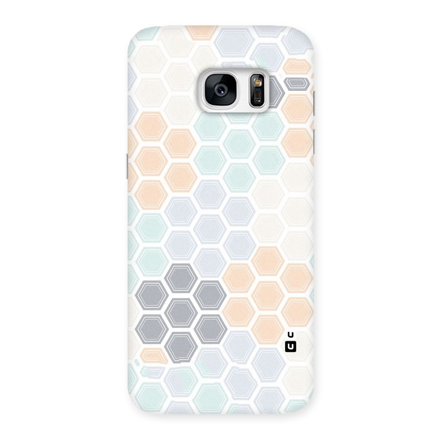 Light Hexagons Back Case for Galaxy S7 Edge