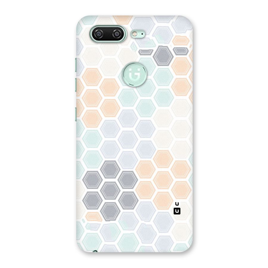 Light Hexagons Back Case for Gionee S10