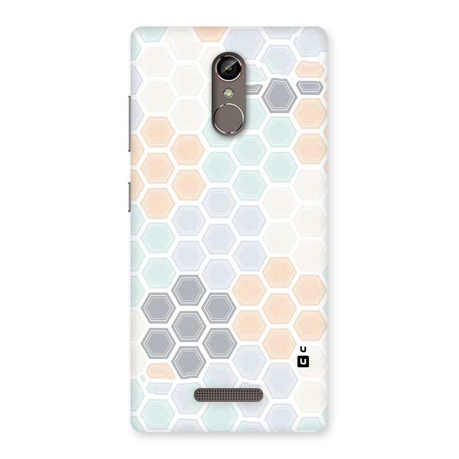 Light Hexagons Back Case for Gionee S6s