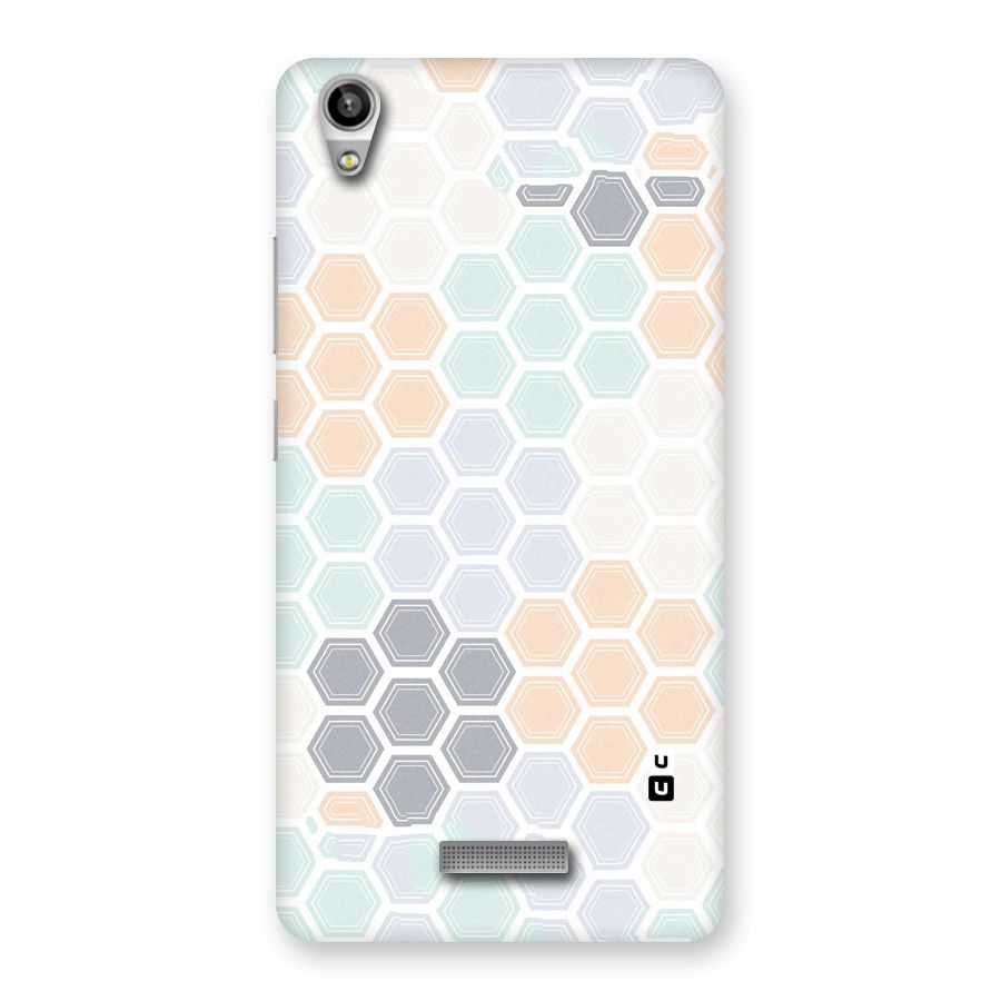 Light Hexagons Back Case for Lava-Pixel-V1