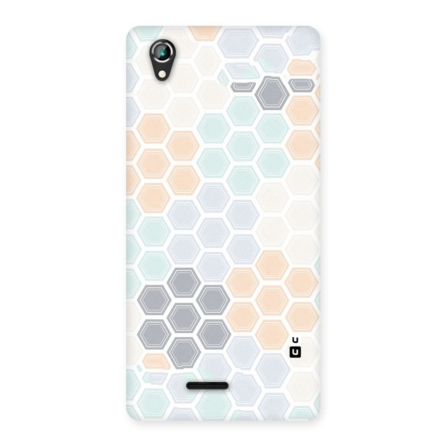 Light Hexagons Back Case for Lava Iris 800