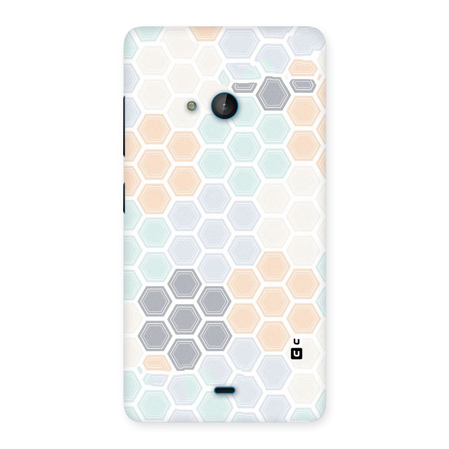 Light Hexagons Back Case for Lumia 540