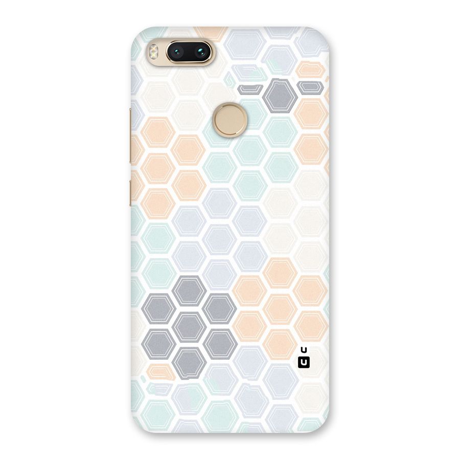 Light Hexagons Back Case for Mi A1