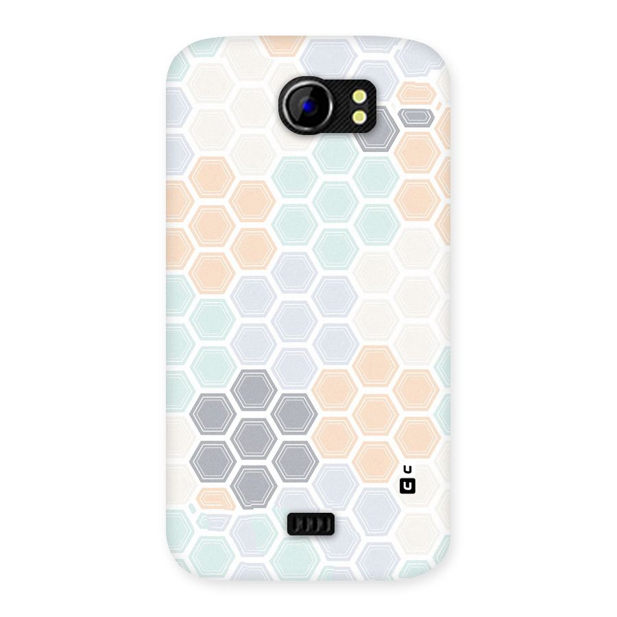 Light Hexagons Back Case for Micromax Canvas 2 A110
