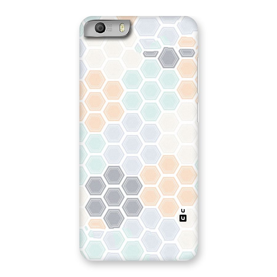 Light Hexagons Back Case for Micromax Canvas Knight 2