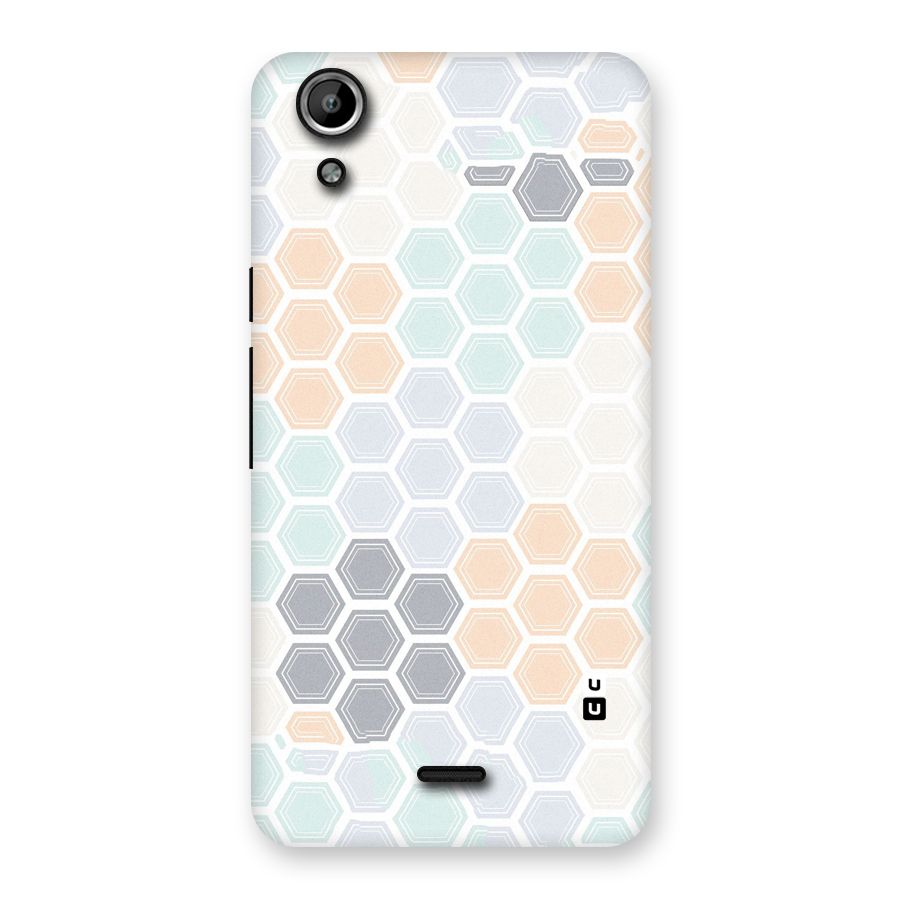 Light Hexagons Back Case for Micromax Canvas Selfie Lens Q345