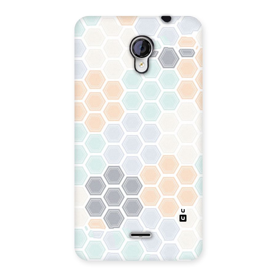 Light Hexagons Back Case for Micromax Unite 2 A106