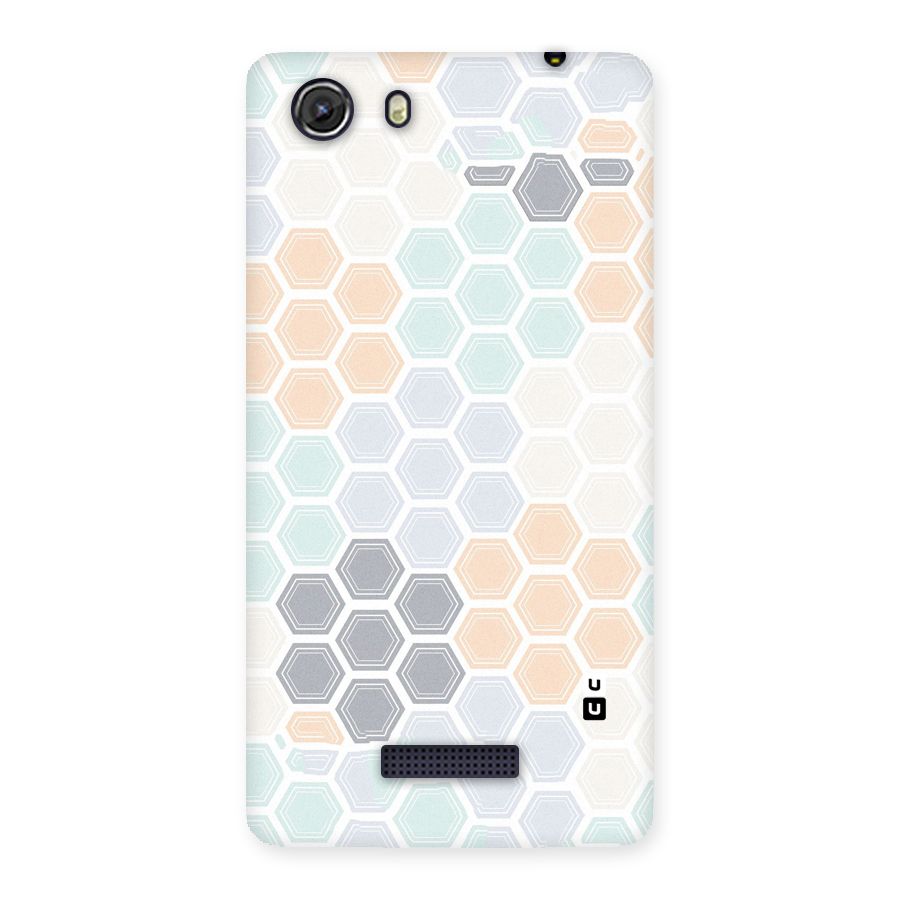 Light Hexagons Back Case for Micromax Unite 3