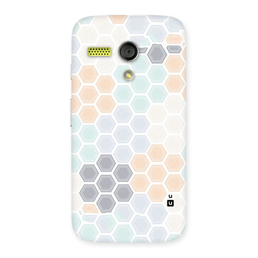 Light Hexagons Back Case for Moto G