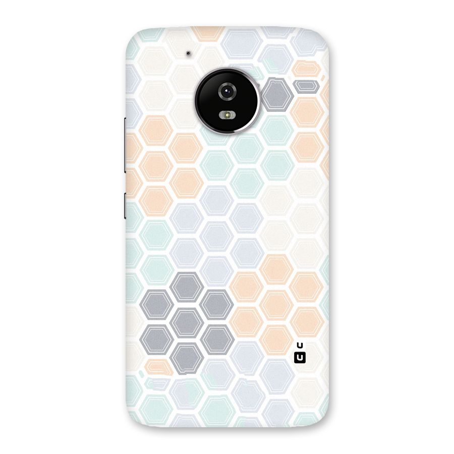 Light Hexagons Back Case for Moto G5