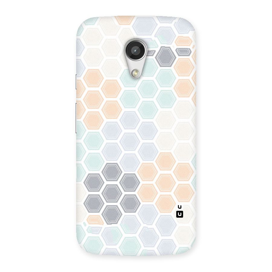 Light Hexagons Back Case for Moto G 2nd Gen