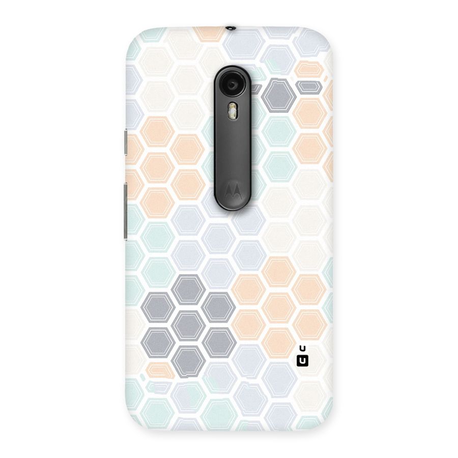 Light Hexagons Back Case for Moto G Turbo