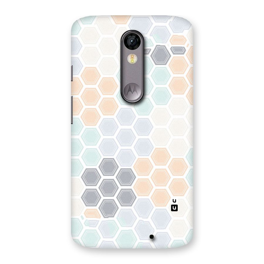 Light Hexagons Back Case for Moto X Force