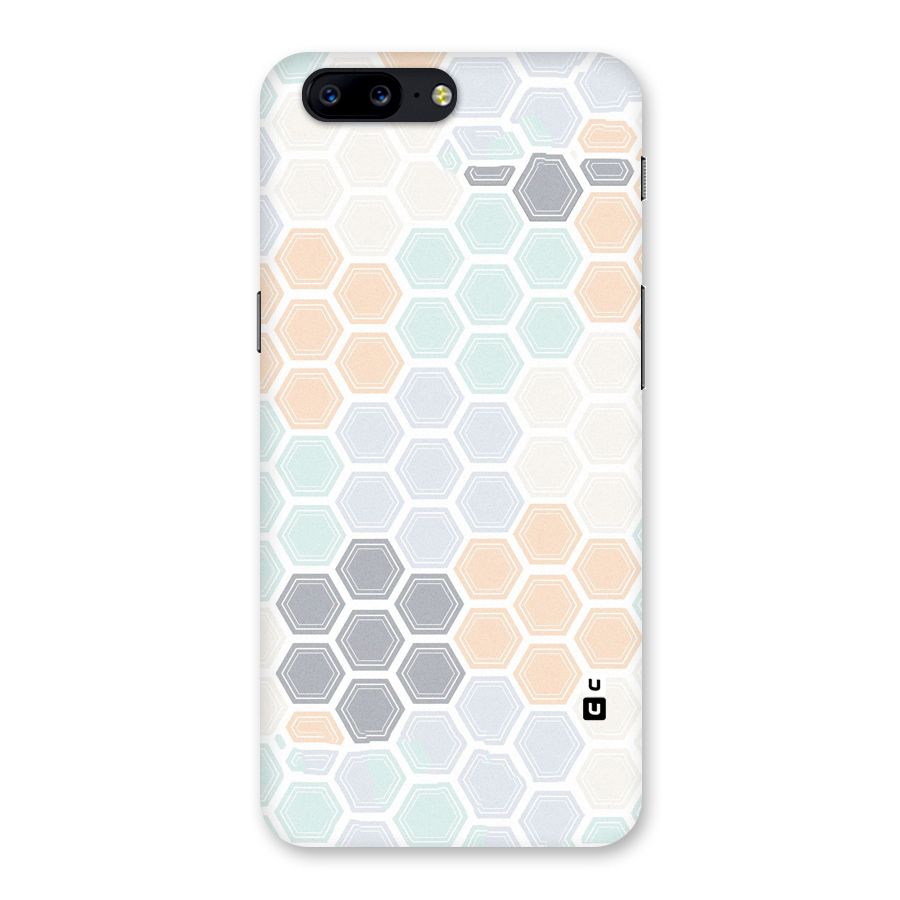 Light Hexagons Back Case for OnePlus 5