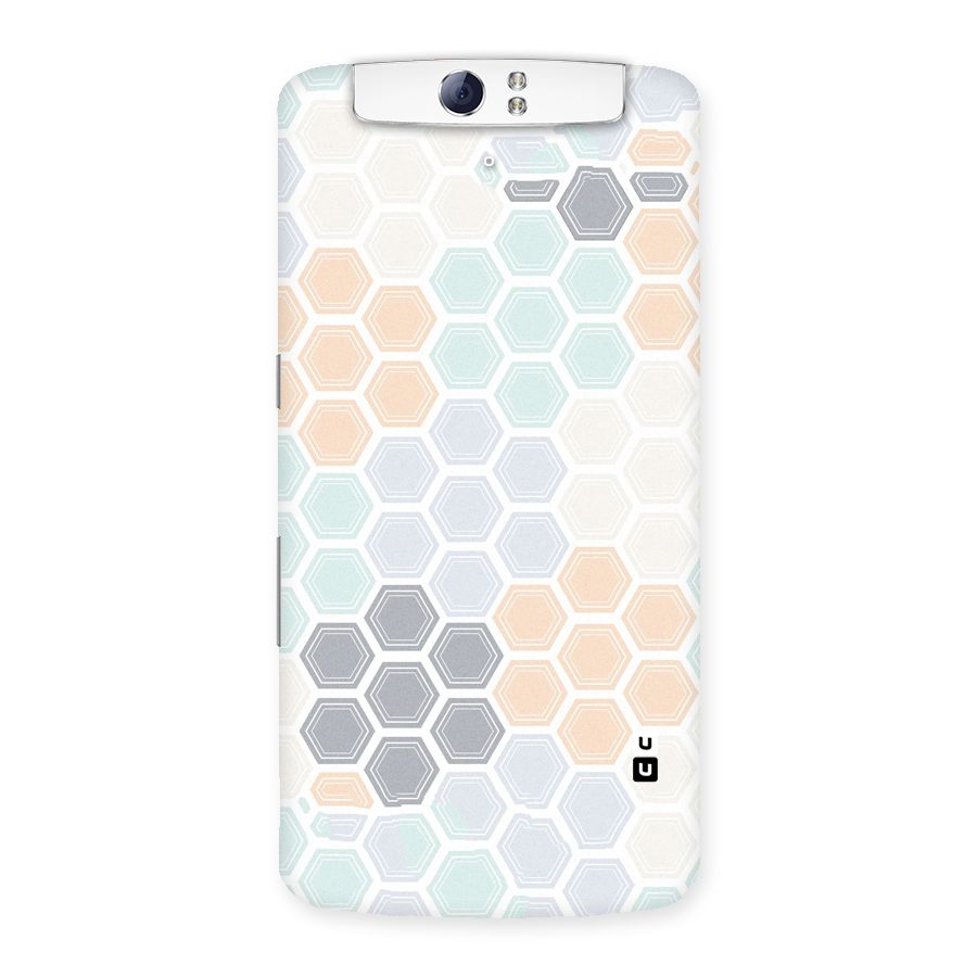 Light Hexagons Back Case for Oppo N1