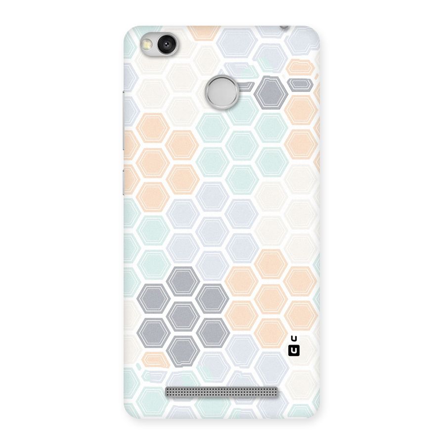 Light Hexagons Back Case for Redmi 3S Prime
