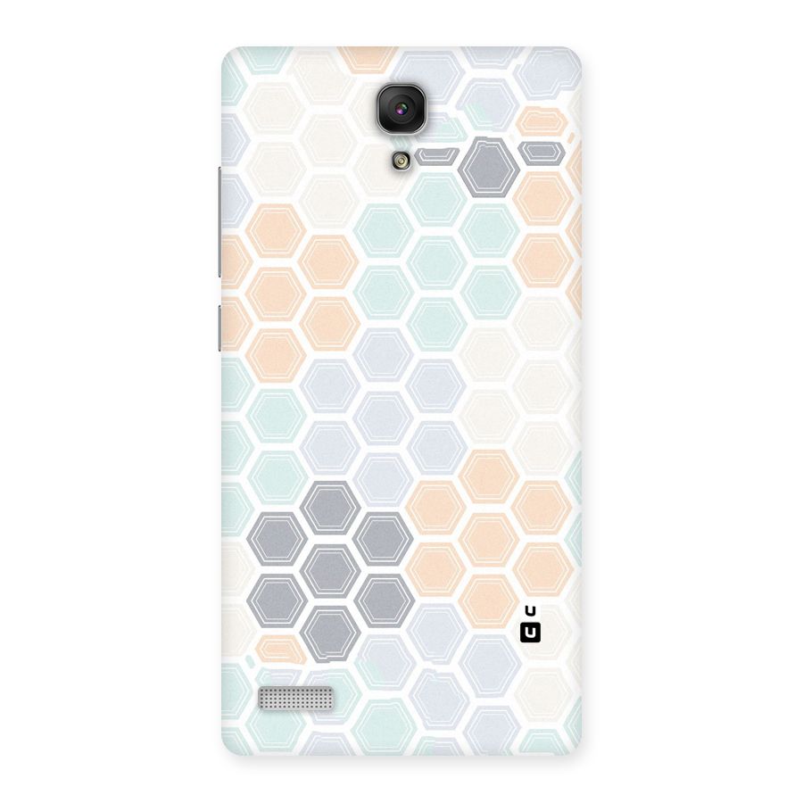 Light Hexagons Back Case for Redmi Note Prime