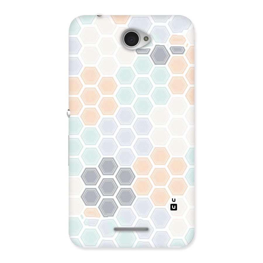 Light Hexagons Back Case for Sony Xperia E4