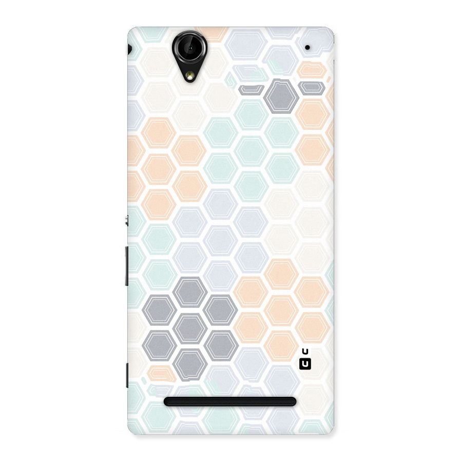 Light Hexagons Back Case for Sony Xperia T2