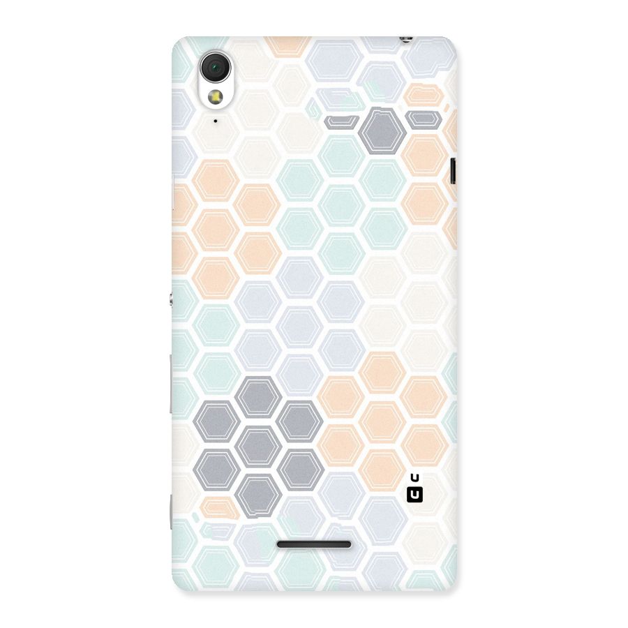 Light Hexagons Back Case for Sony Xperia T3