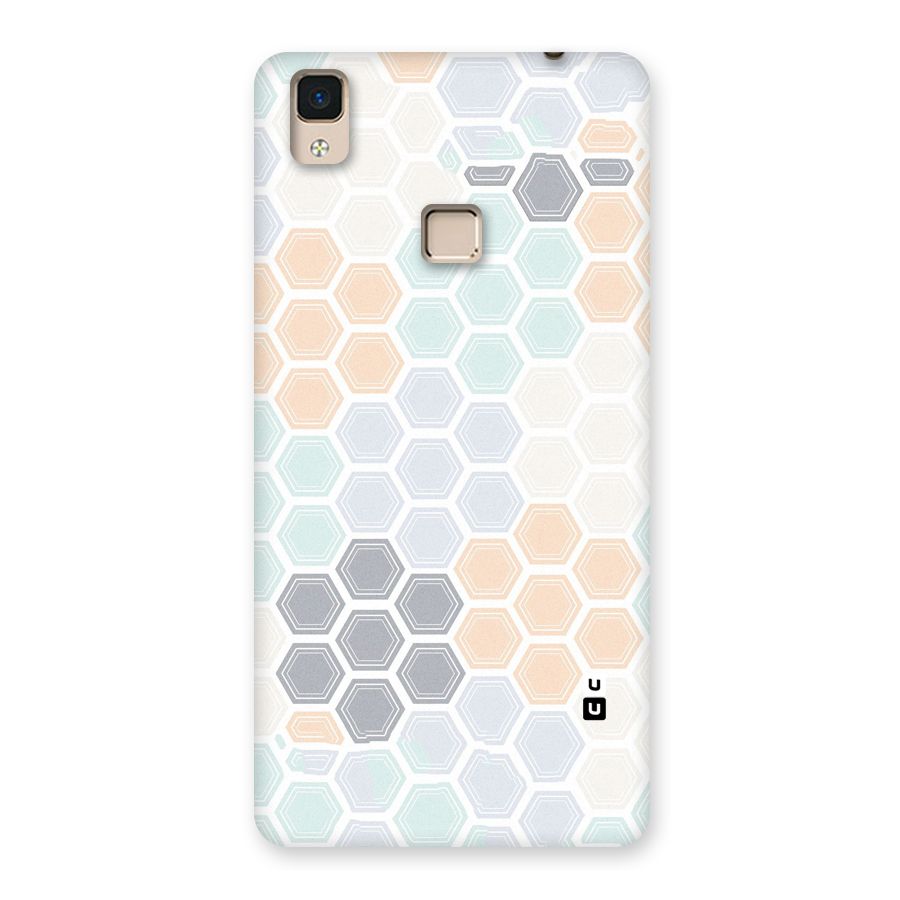 Light Hexagons Back Case for V3 Max
