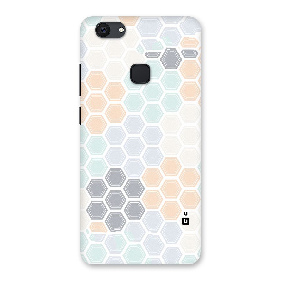 Light Hexagons Back Case for Vivo V7 Plus