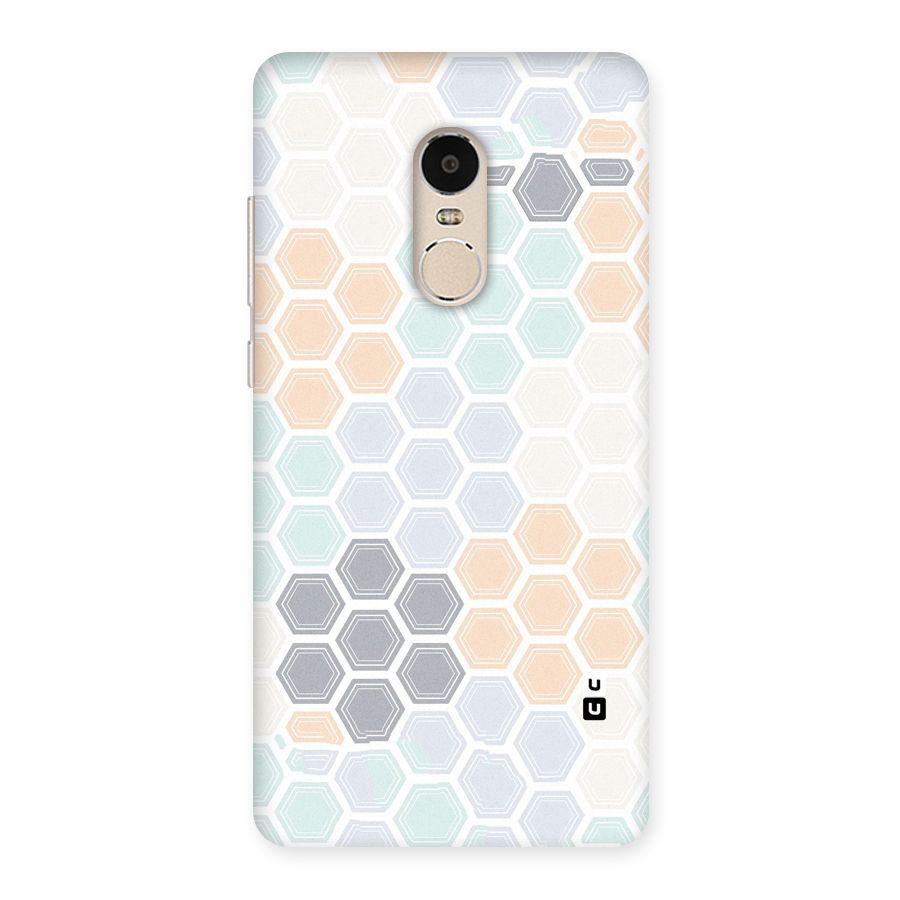 Light Hexagons Back Case for Xiaomi Redmi Note 4