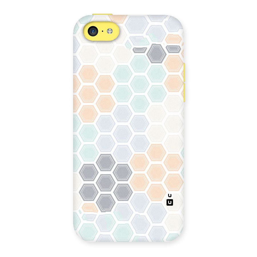 Light Hexagons Back Case for iPhone 5C