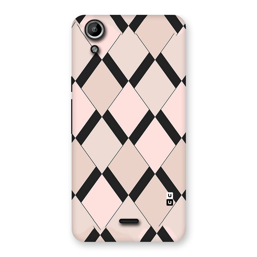 Light Pink Back Case for Micromax Canvas Selfie Lens Q345
