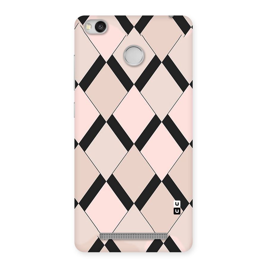 Light Pink Back Case for Redmi 3S Prime