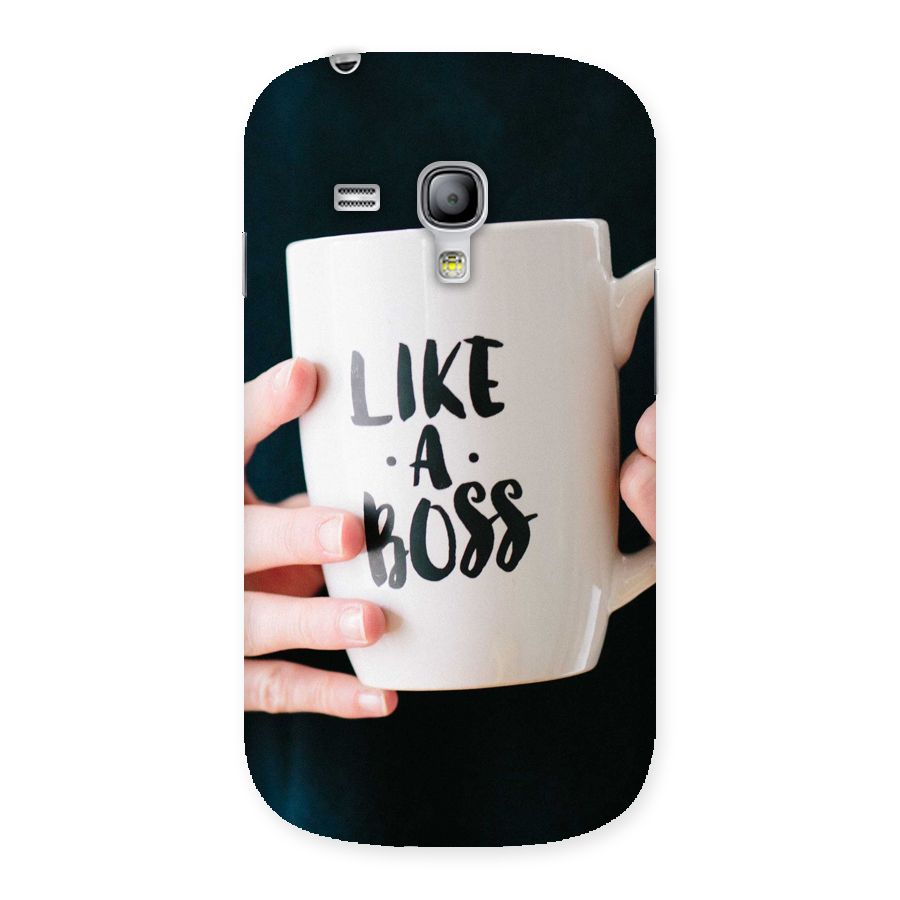 Like a Boss Back Case for Galaxy S3 Mini