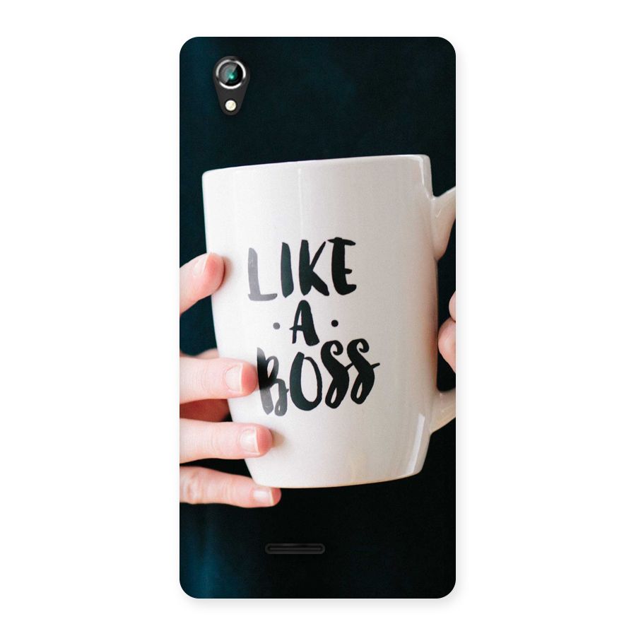 Like a Boss Back Case for Lava Iris 800