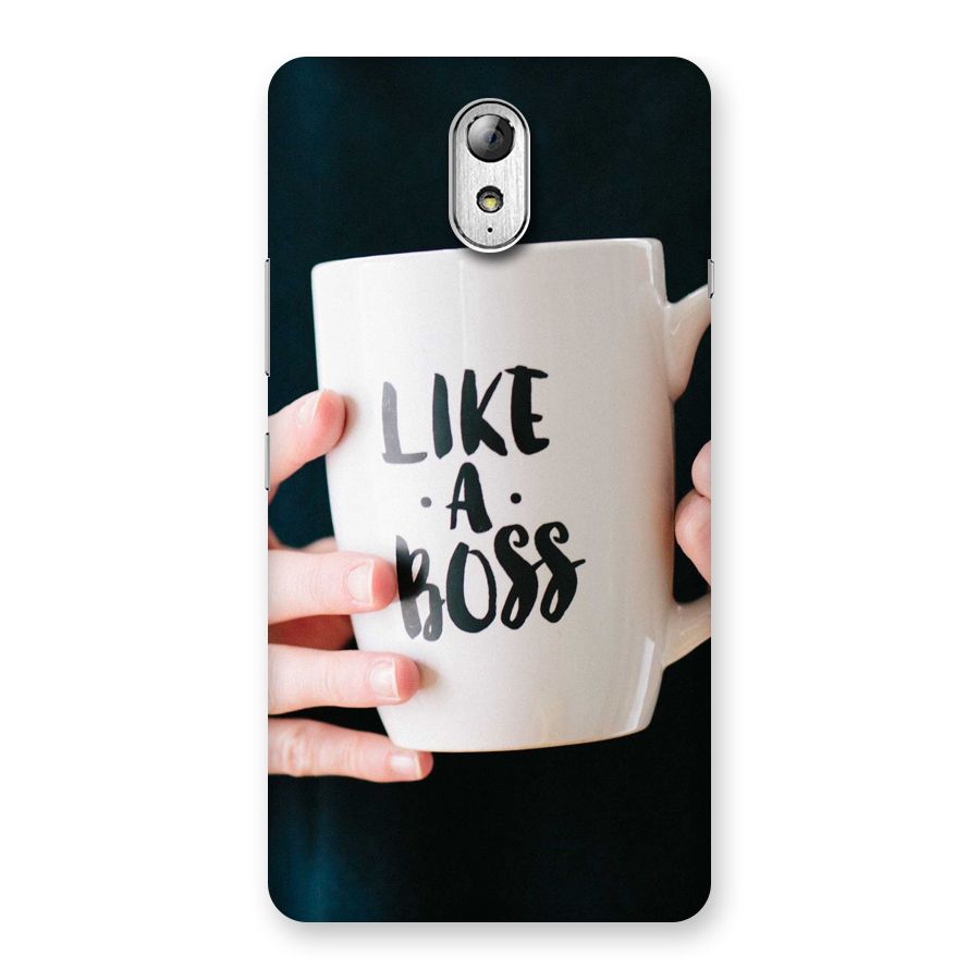 Like a Boss Back Case for Lenovo Vibe P1M