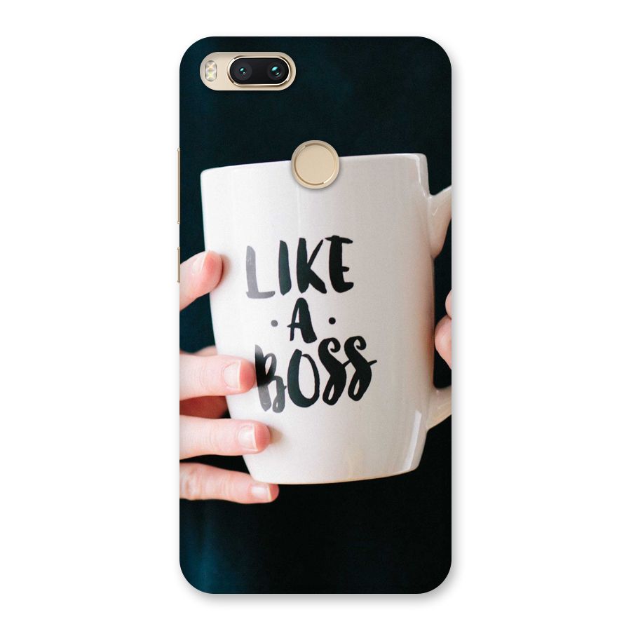 Like a Boss Back Case for Mi A1