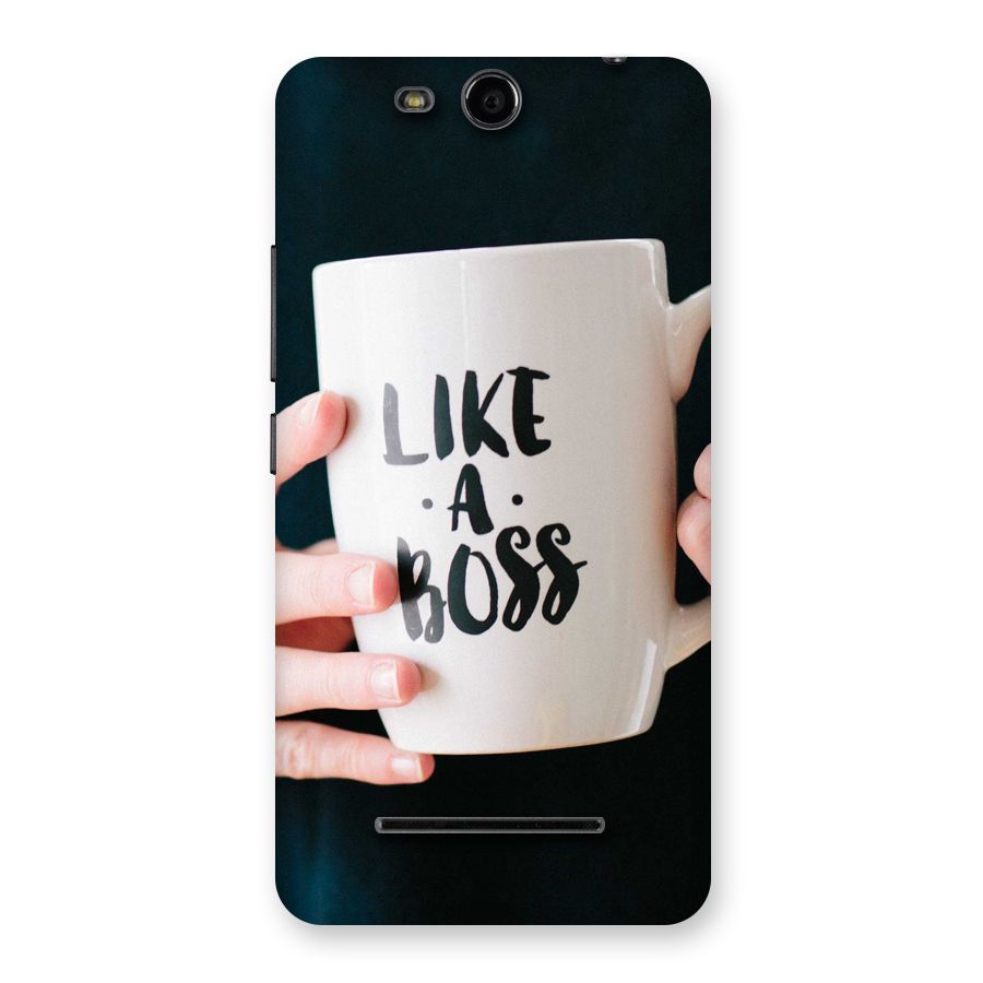 Like a Boss Back Case for Micromax Canvas Juice 3 Q392
