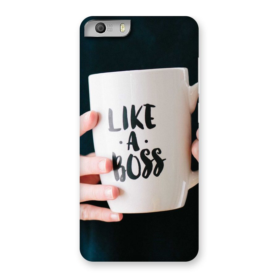 Like a Boss Back Case for Micromax Canvas Knight 2