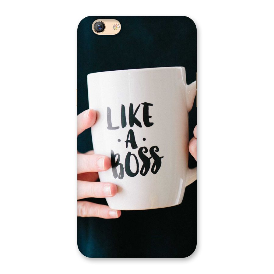 Like a Boss Back Case for Oppo F3 Plus