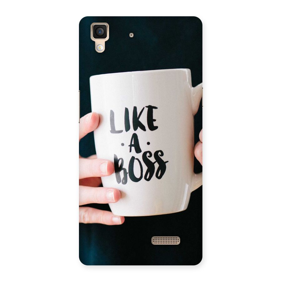 Like a Boss Back Case for Oppo R7
