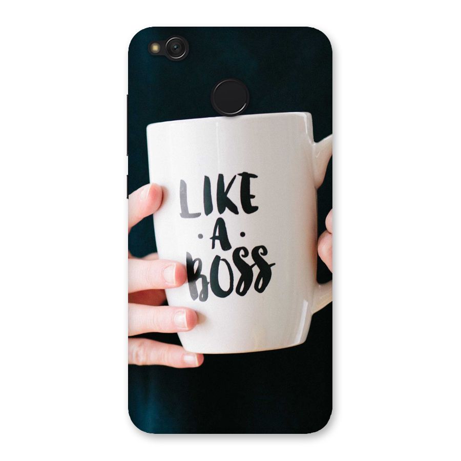 Like a Boss Back Case for Redmi 4