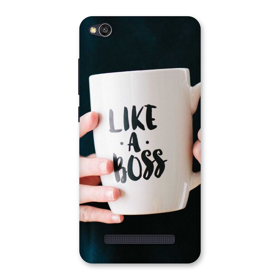 Like a Boss Back Case for Redmi 4A