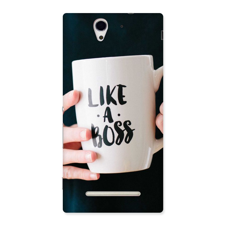 Like a Boss Back Case for Sony Xperia C3
