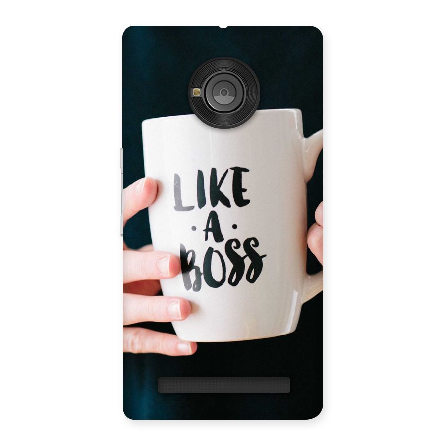 Like a Boss Back Case for Yu Yunique