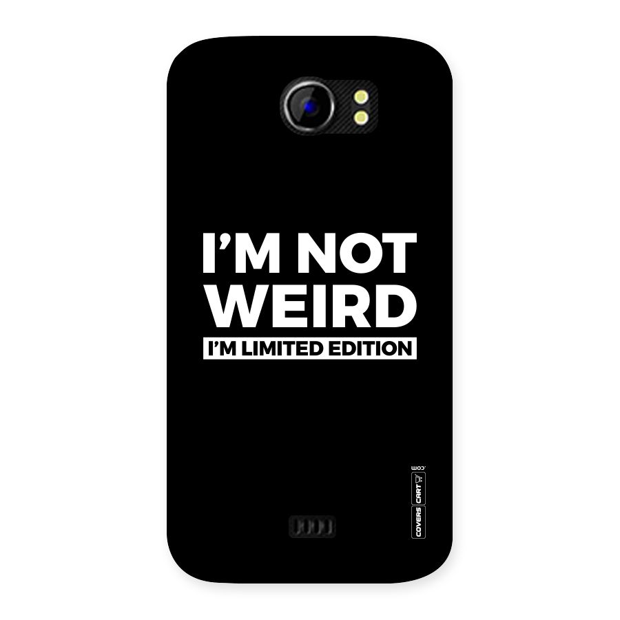 Limited Edition Back Case for Micromax Canvas 2 A110