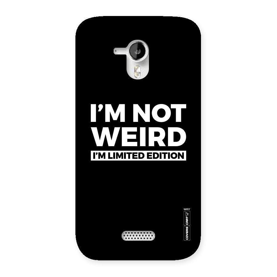 Limited Edition Back Case for Micromax Canvas HD A116