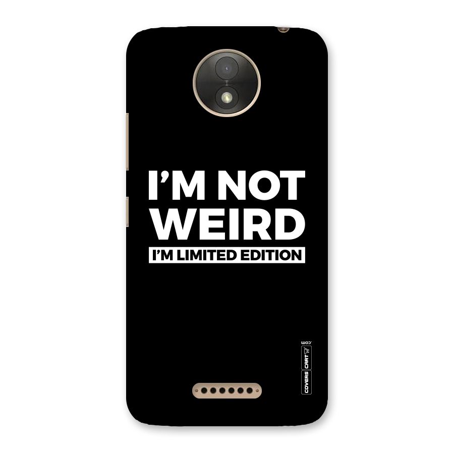 Limited Edition Back Case for Moto C Plus
