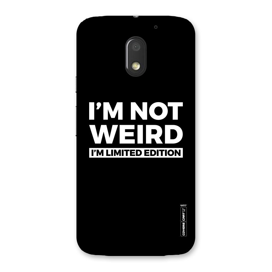 Limited Edition Back Case for Moto E3 Power