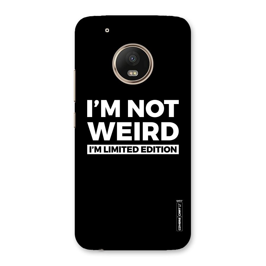 Limited Edition Back Case for Moto G5 Plus